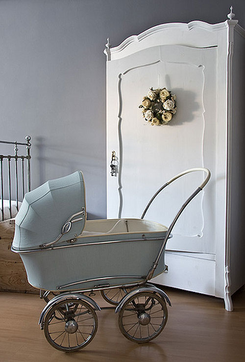 antique baby carriage restoration