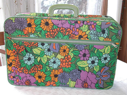 vintage childs suitcase