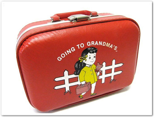 off to grandma's suitcase